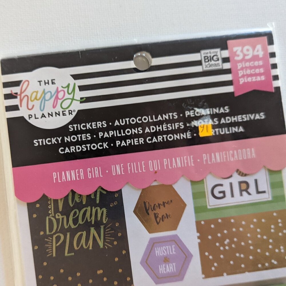 NWT 394 pcs Happy Planner Girl Sticker Multi Pack Sticky Notes Cards Inspo NEW